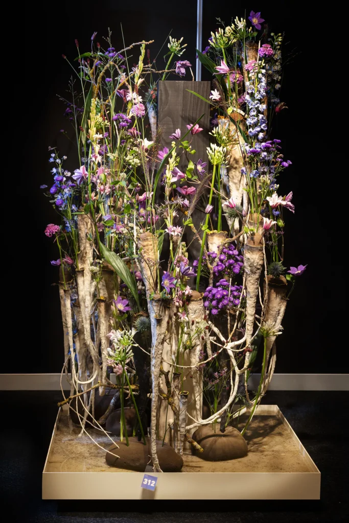 Floral-art work in The Hague