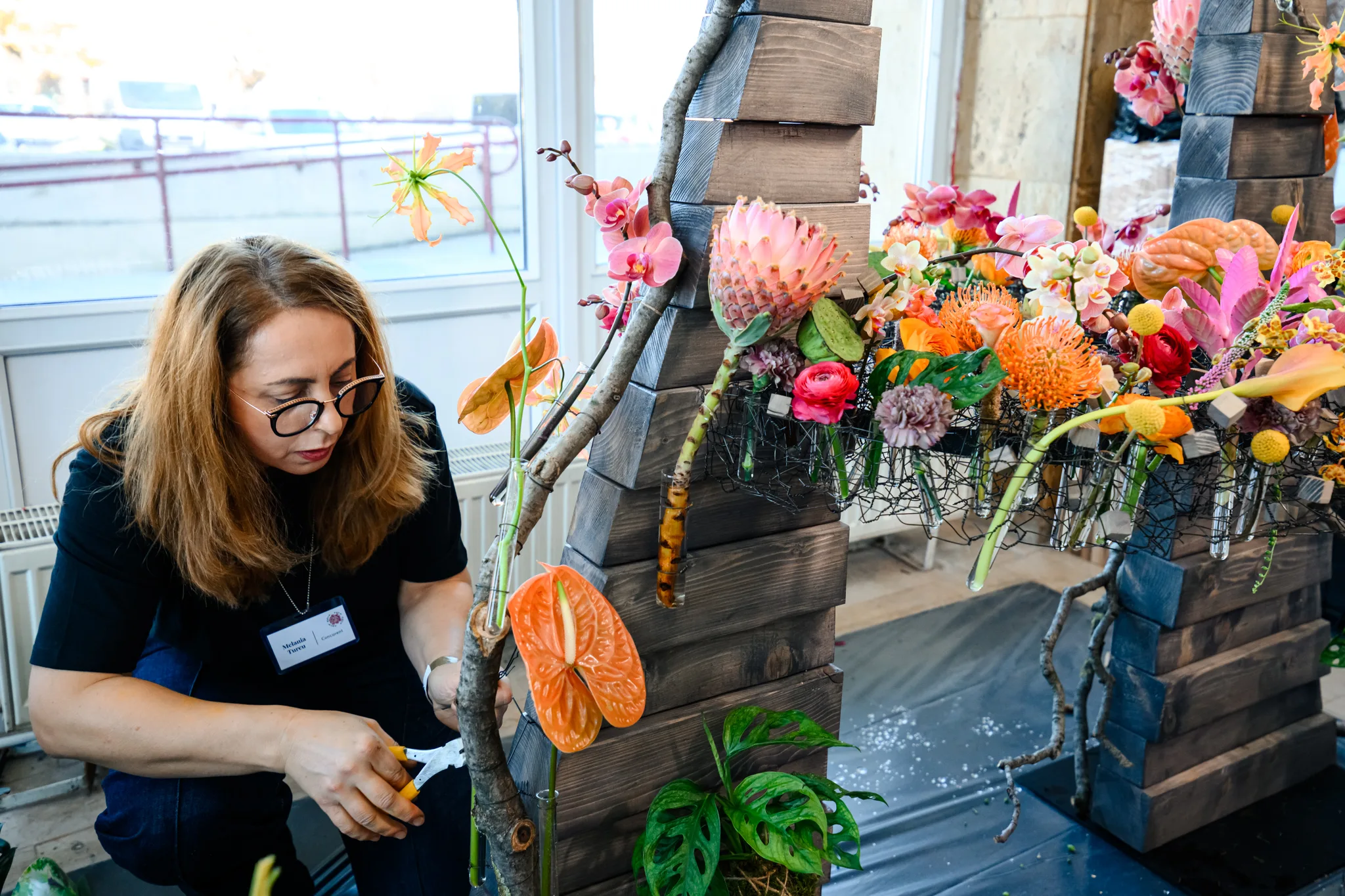 Experimental floral design used for professional development