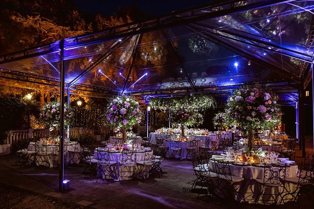 Luxury event floral arrangements