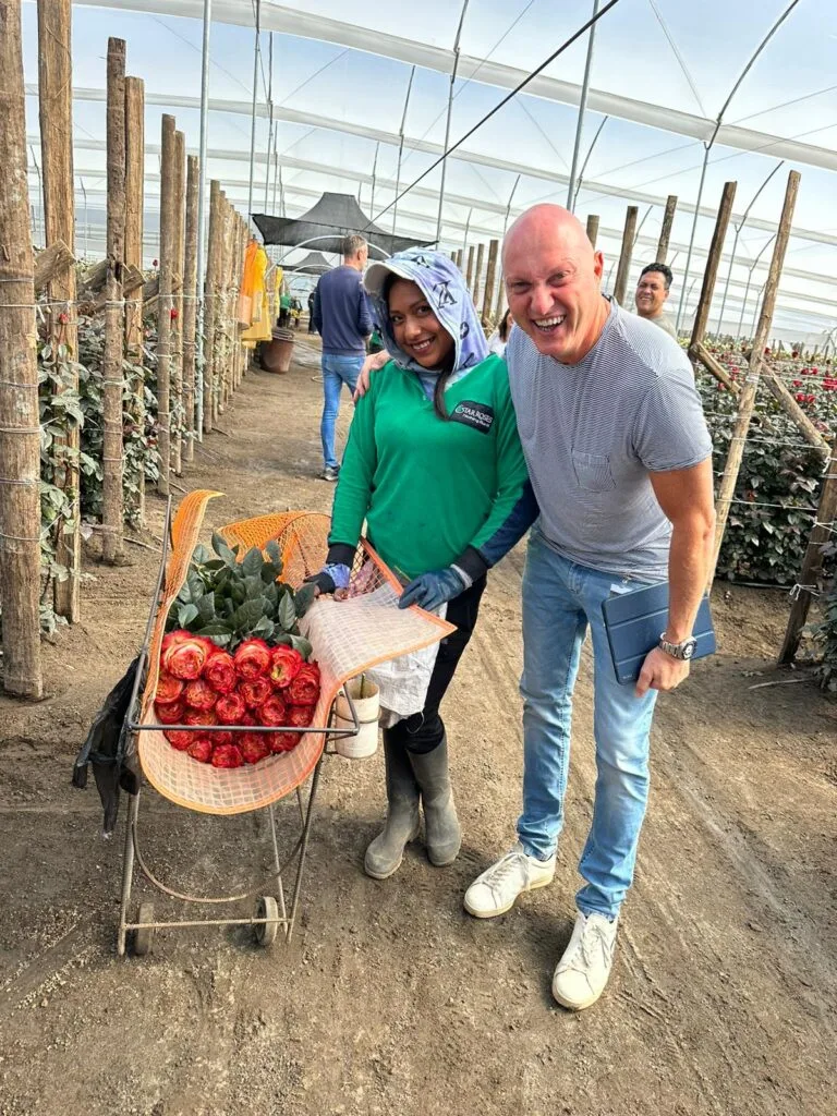 John Buskermolen discussing floristry and business