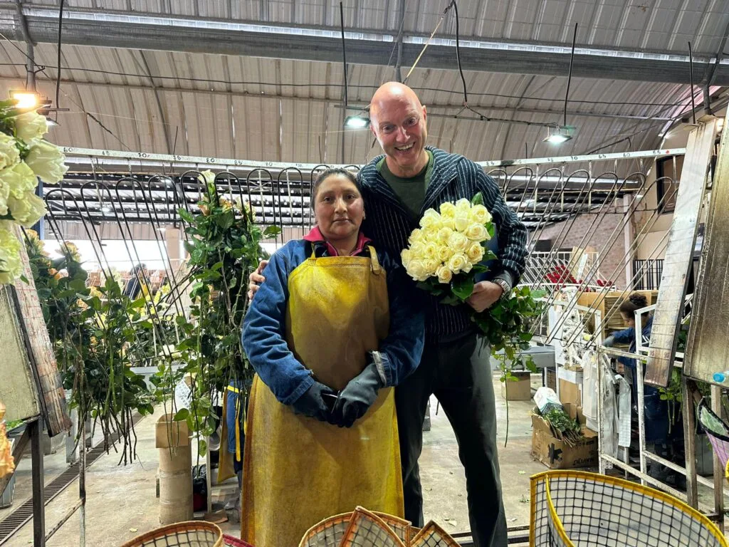 John Buskermolen exploring flower and plant products