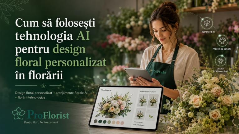 How flower shops can use AI for personalised floral design