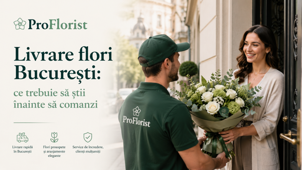 Flower delivery Bucharest: what you need to know before ordering