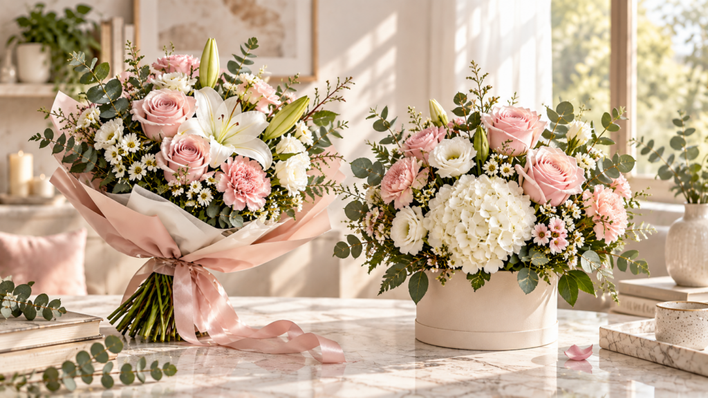 Bouquet or floral arrangement? How to choose the right design