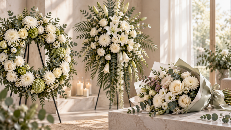 Funeral wreath, spray or bouquet: choosing a condolence gesture