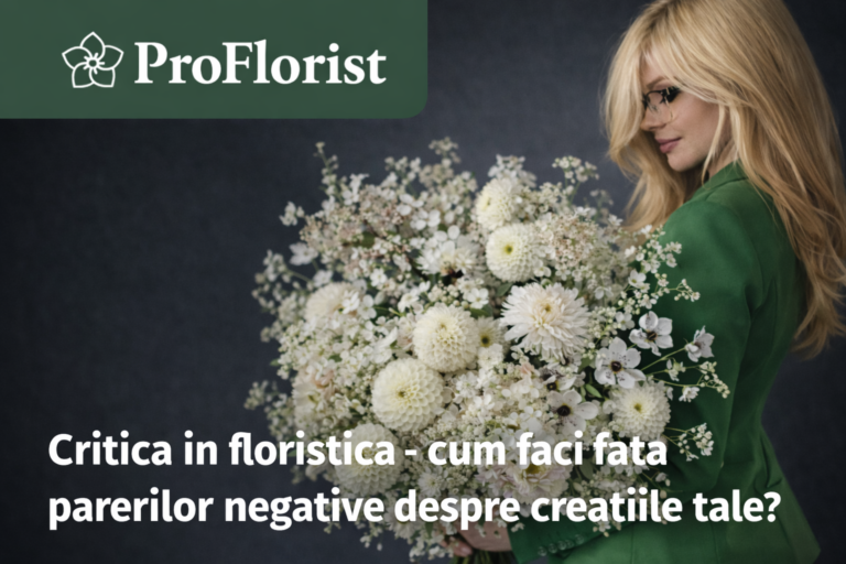 Criticism in floristry: creative vulnerability and a genuine opportunity to grow