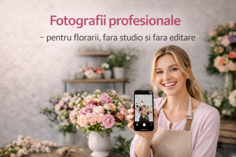 Professional photos for florists, without a studio and without editing