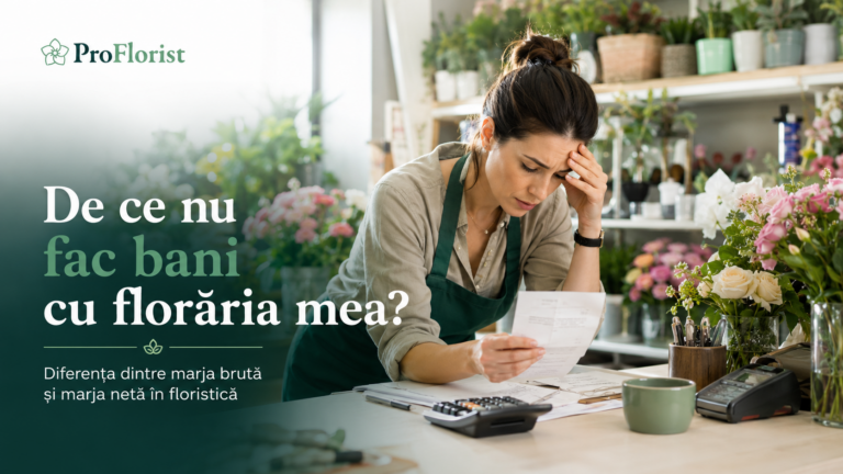 Gross margin and net margin in floristry: why you can sell a lot and still make a small profit