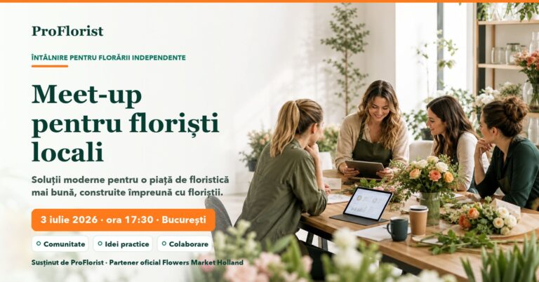 ProFlorist’s Bucharest florist meeting on 3 July 2026: event archive