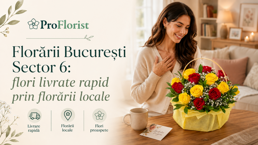 Florists in Bucharest Sector 6: how local flower delivery works
