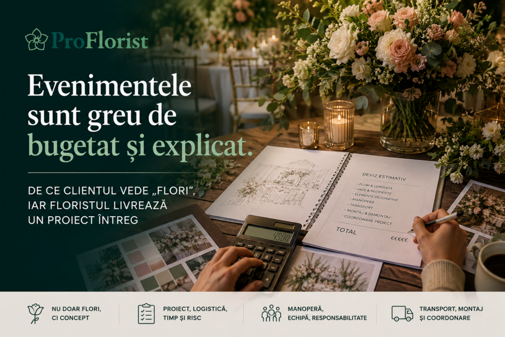 Why event floristry is difficult to cost and explain