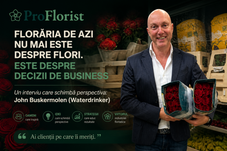 Today’s flower shop is also about business decisions: an interview with John Buskermolen