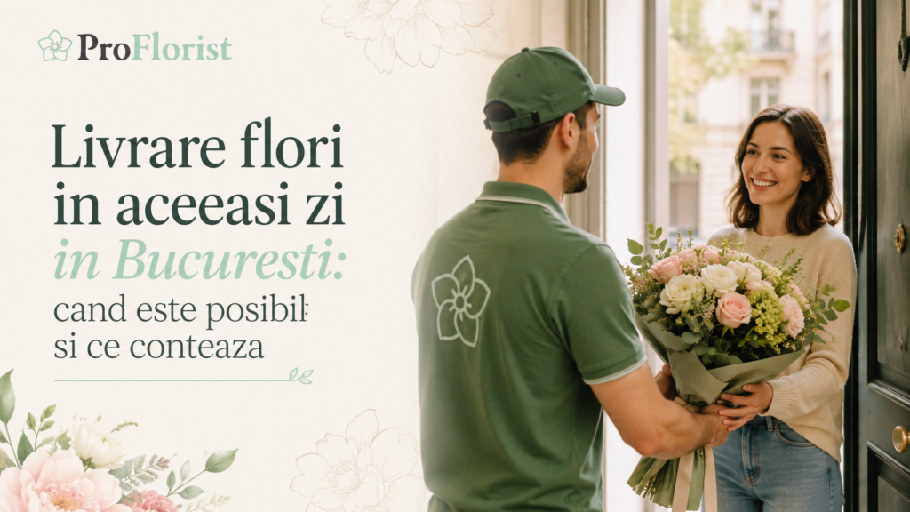 Same-day flower delivery in Bucharest: when it’s possible and what matters